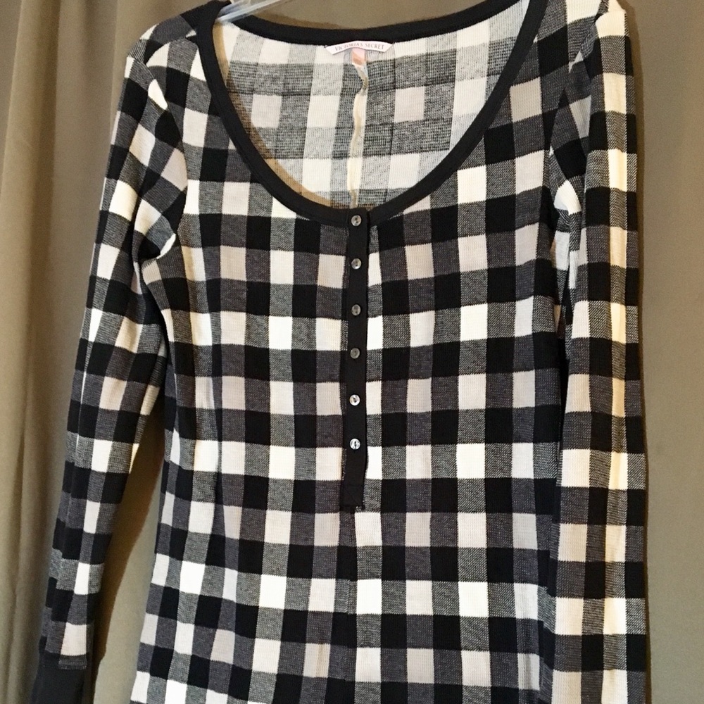 Victoria’s Secret gingham romper pajamas